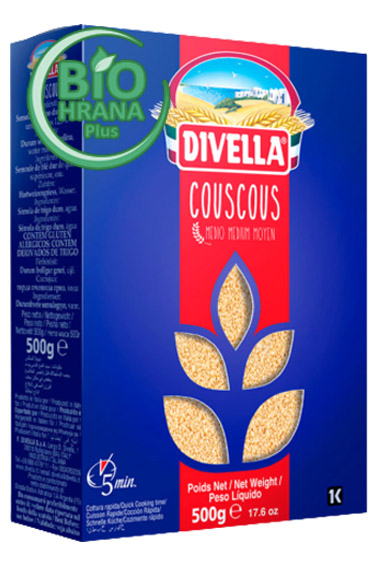 Kus kus 500gr DIVELLA VIVA