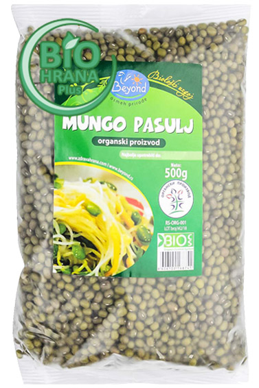 Mungo pasulj organski 500gr Beyond