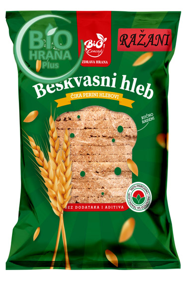 Hleb beskvasni ražani 400g